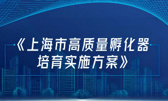 上海市人民政府辦公廳關于印發《上海市高質量孵化器培育實施方案》的通知